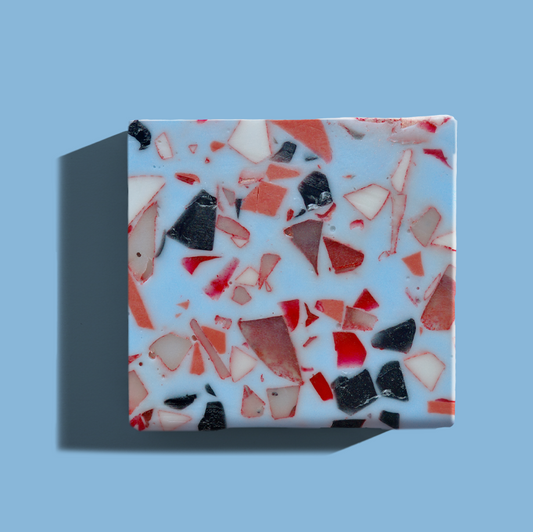 Lurouge terrazzo soaps top view