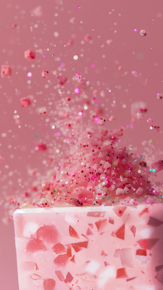 Pink Moon terrazzo soap